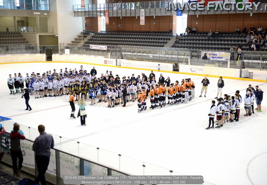 2018-04-22 Mountain Cup Challenge - Torino Bulls ITA-MCN Hockey Club USA (7-8)